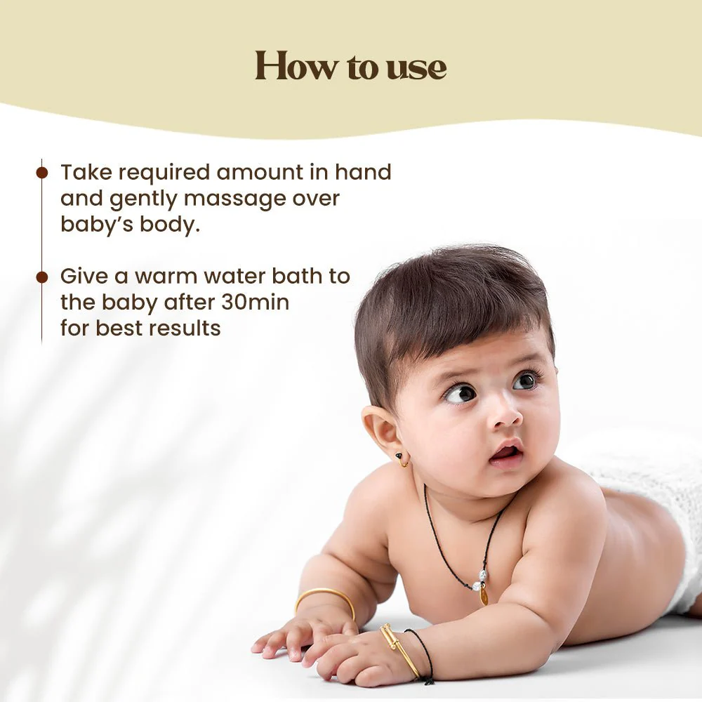 Herbal Baby Massage Oil-200ml - Image 5