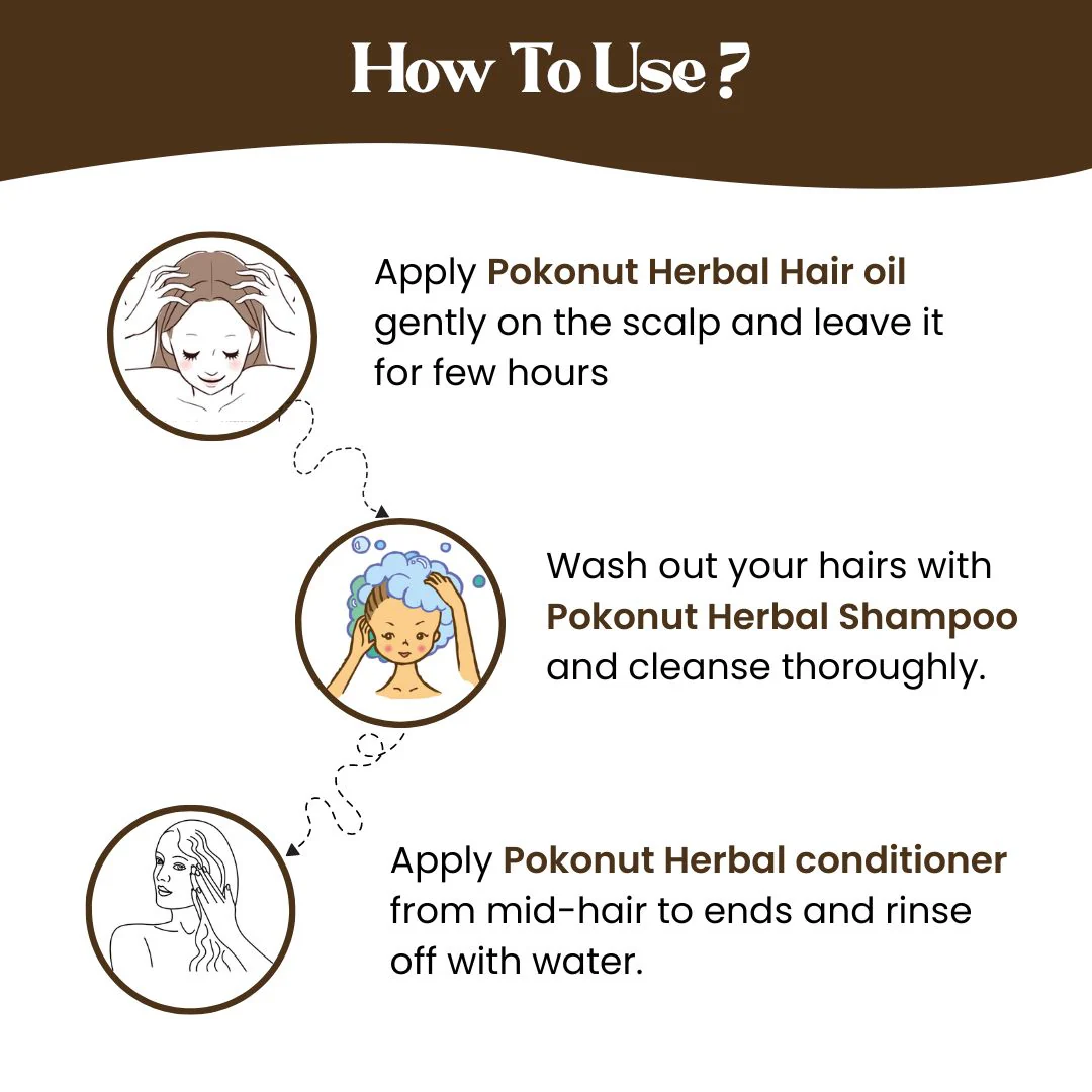 Herbal Hair care kit(Hair oil and Shampoo) - Image 7